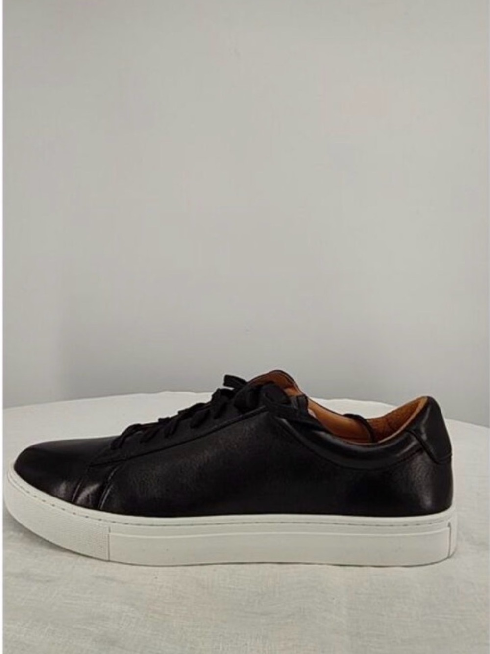 Quince Italian Leather Sneakers Black Women’s 11 | Minimal Classic Low Top